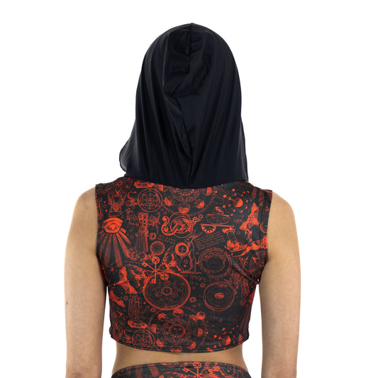 Spellcaster Hooded Crop Top