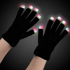 LED Finger Gloves for Raves, Gloving