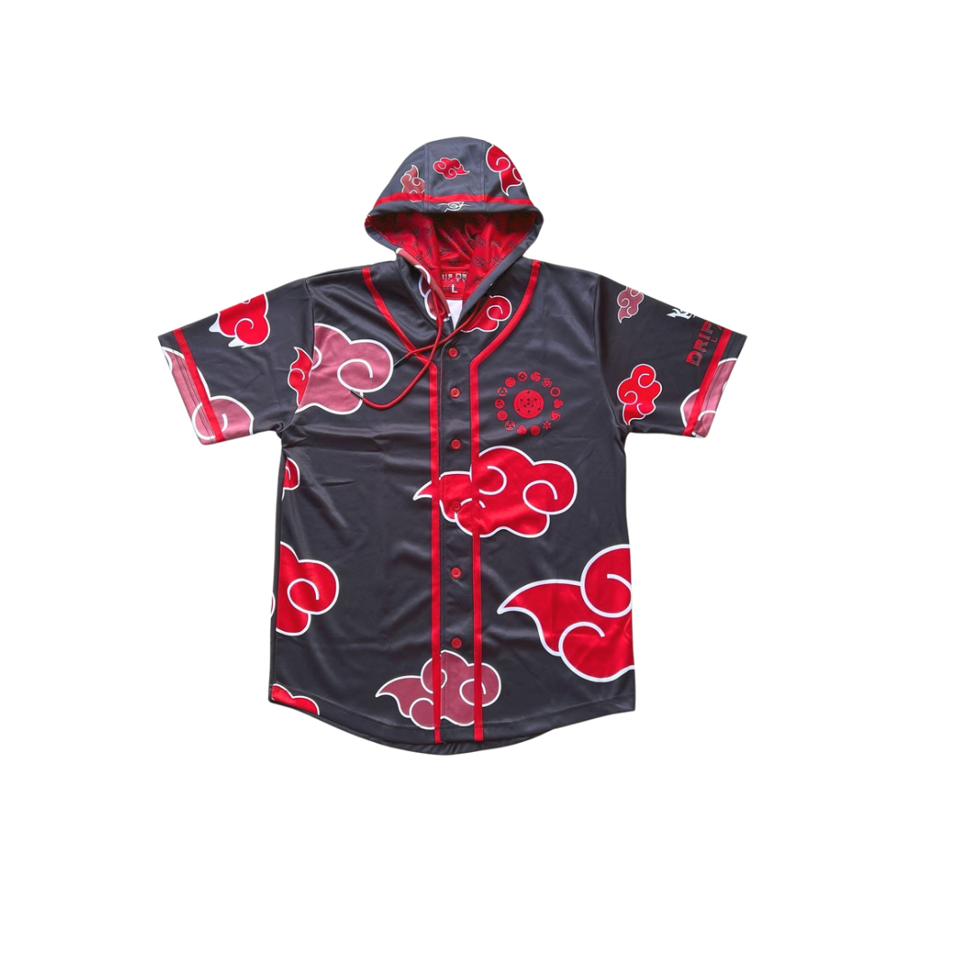 AkatsukiDrip - Hooded Baseball Jersey – Drip Drop Labs