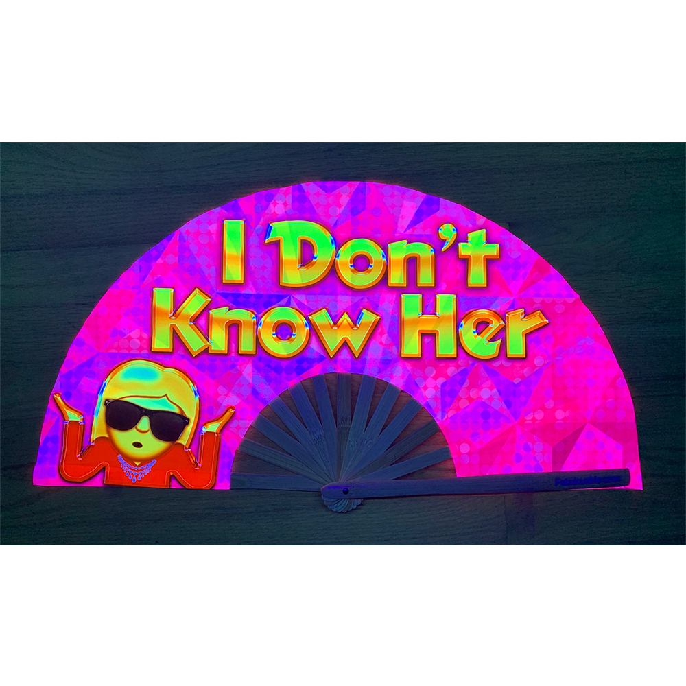 I don't know her rave fans UV Glow