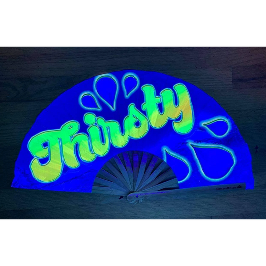 Thirsty Rave fan UV Glow