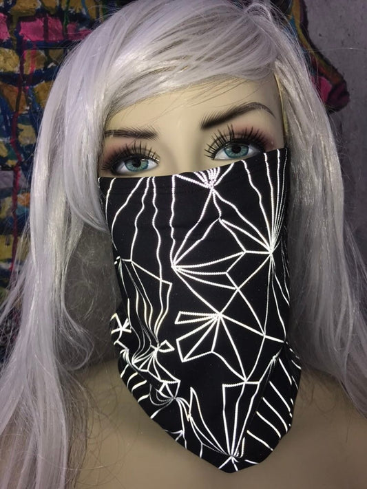 REFRACTION | REFLECTIVE | Dust Mask, Rave Mask, Festival Mask, Gaiter