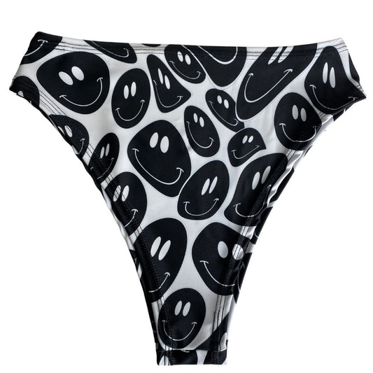 Black and White | High Waisted High Cut Bottoms