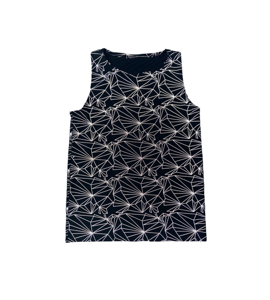 REFRACTION | Reflective | Slim Fit Men's Rave Tank Top, Festival Shirt
