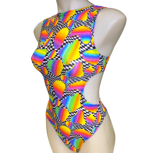 RETRO RAVE | Aria Cut-Out Bodysuit