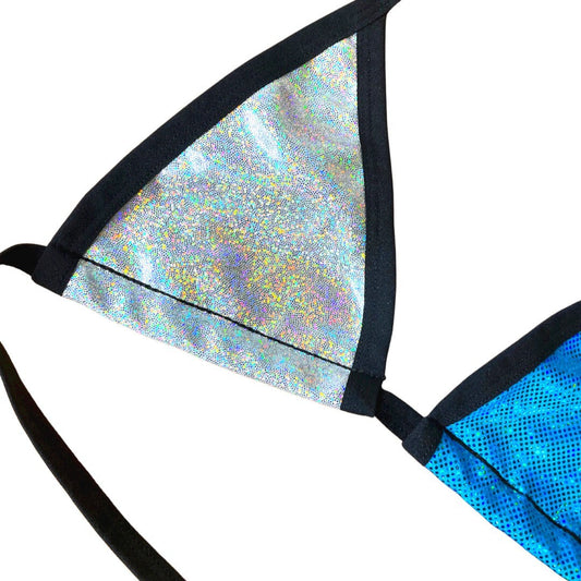 ALICE BLUE | Bikini Top, Women's Festival Top, Rave Top