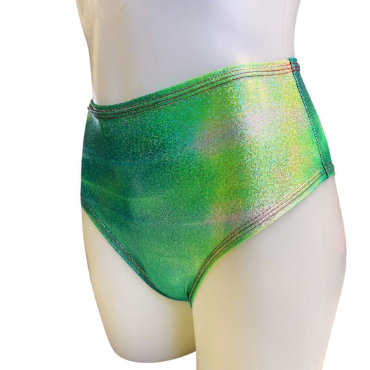 FESTIE BESTIE | Seafoam Holographic High Waisted Bottoms