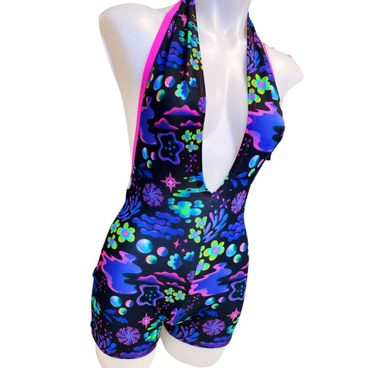 OTHER WORLD | Playsuit | Halter Romper | Festival Outfit | Rave Jumpsuit | Boho