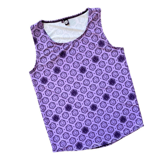 ICOSAHEDRON | Slim Fit Men's Rave Tank Top, Festival Shirt