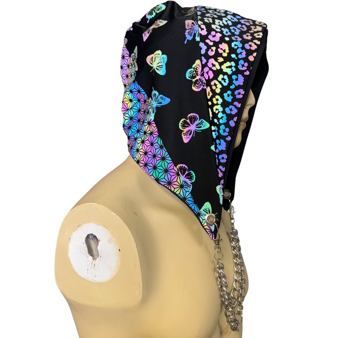 REFLECTIVE HOOD | Reversible Hood With Chain