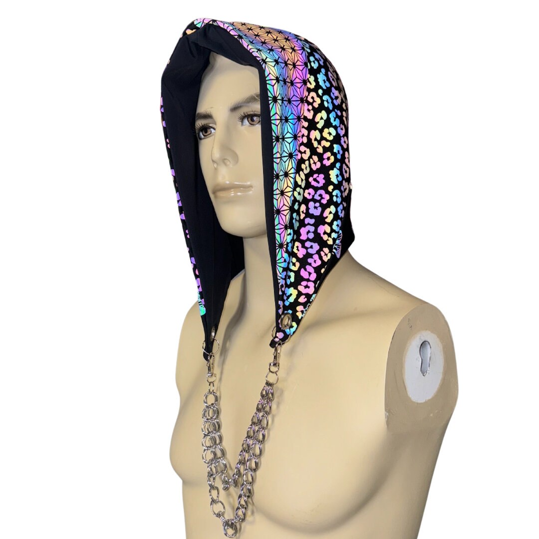 REFLECTIVE HOOD | Reversible Hood With Chain