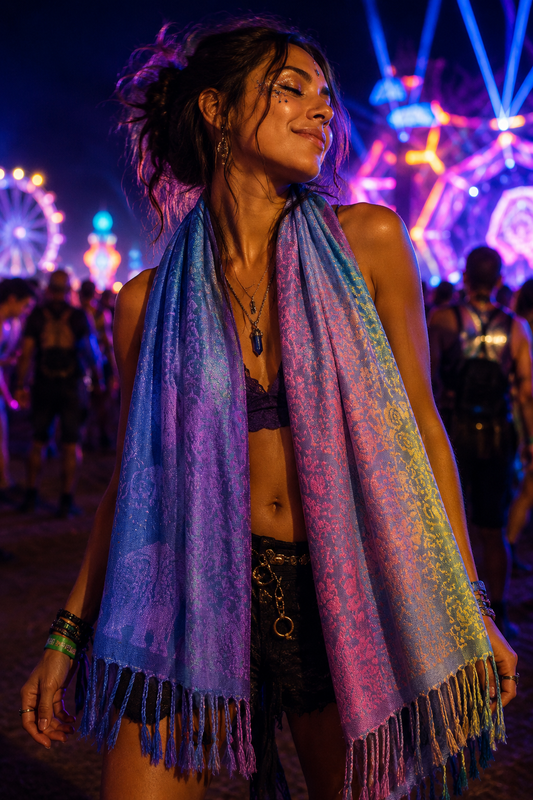Pashmina Rainbow Butterfly