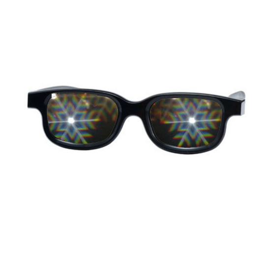 Diffraction Glassess Snowflakes