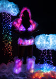 FF429 - Light-Up Faux Fur Legwarmers