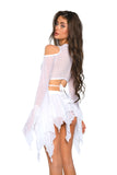 JR165 - Mesh Flow Top