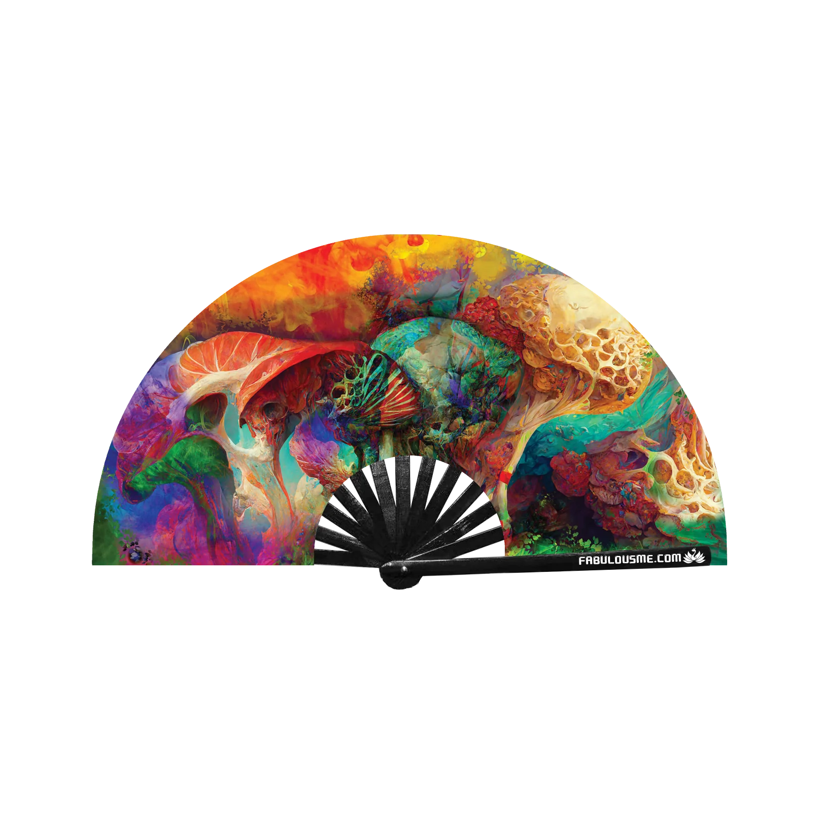 Botanical Rave Fan Mushroom 2 Fan | Rave Fans, Rave Accessories | Electric Wave – Electric ...