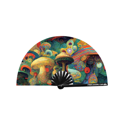 Botanical Rave Fan Fans | Rave Fans | Hand Fans | Electric Wave