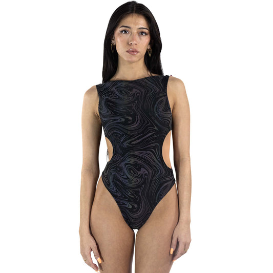Reflective Oil Spill Aria Bodysuit
