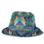 Dark Rainbow Reversible Bucket Hat