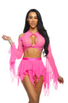 JR166 - Mesh Flow Skirt