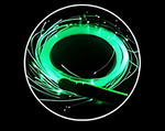 Fiber Optic Dance Whip, Rechargeable LED Whip has 8 Colors 4 Light Modes