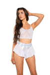 JR169 - Mesh/Fishnet Flutter Short