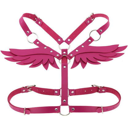 Leather Body Harness w/ Wings
