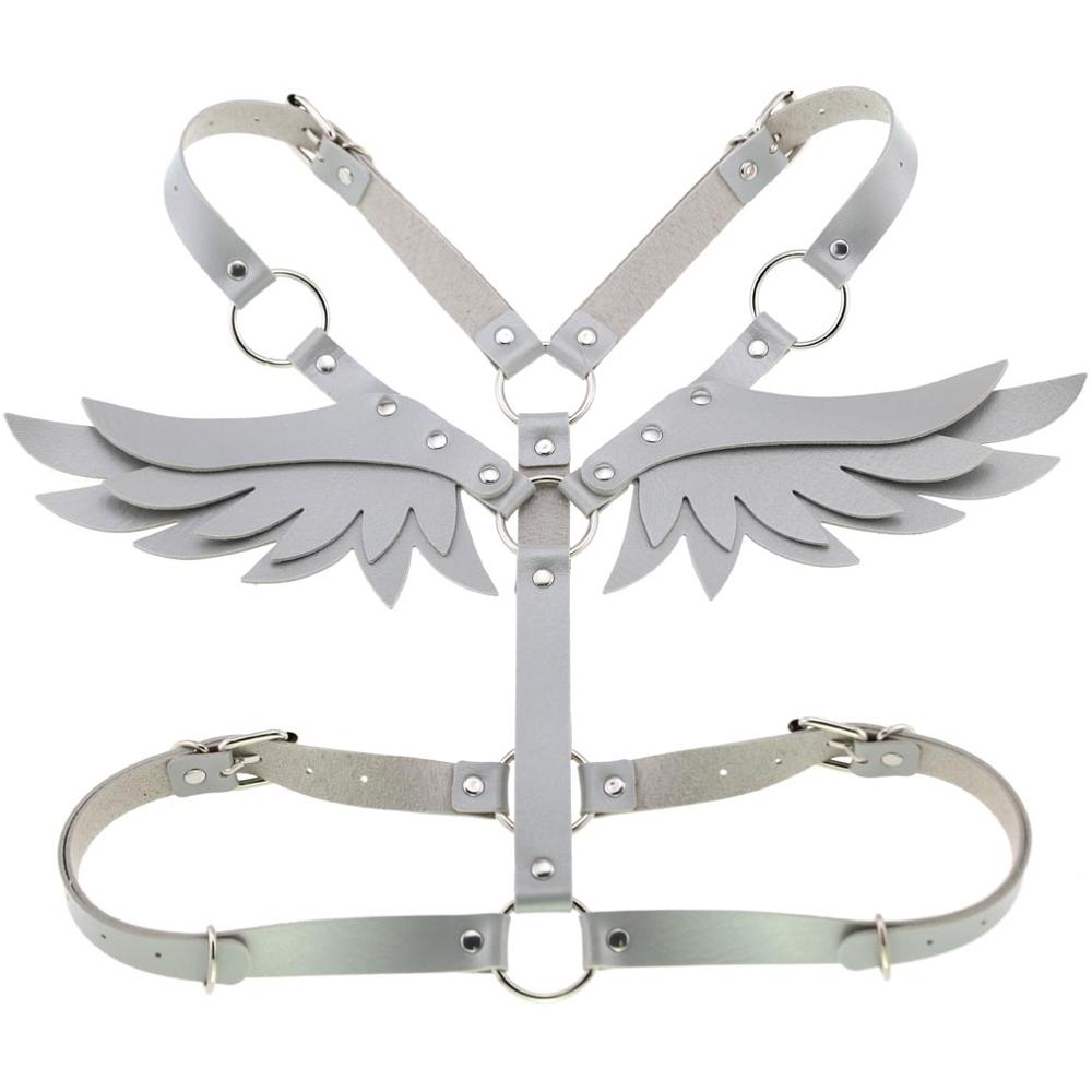 Leather Body Harness w/ Wings