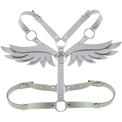 Leather Body Harness w/ Wings