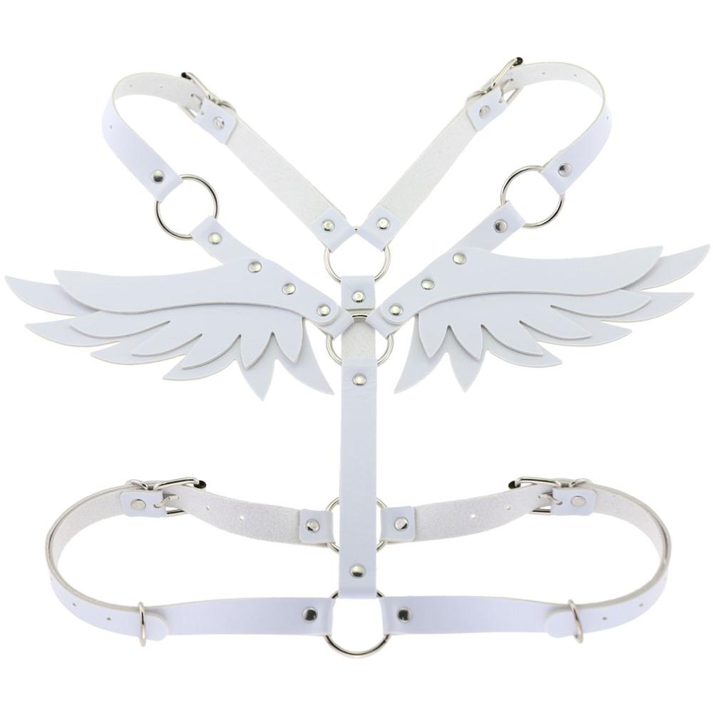 Leather Body Harness w/ Wings