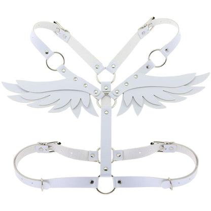 Leather Body Harness w/ Wings