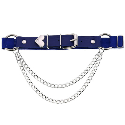 Garter Belt w/ Heart Detail & Chain