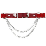 Garter Belt w/ Heart Detail & Chain