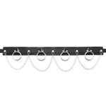 Chain Ring Leather Belt
