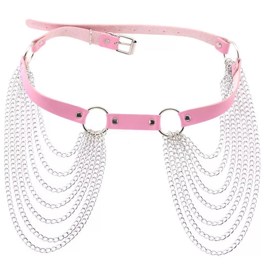 Tassel Belt with Chains