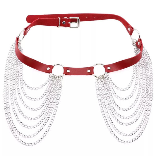 Tassel Belt with Chains