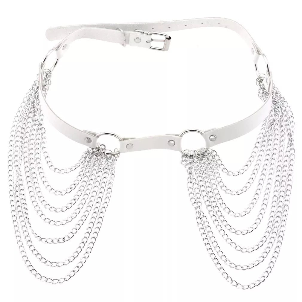 Tassel Belt with Chains