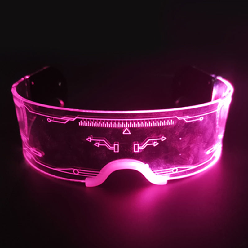 Computer Led Light Up glasses - Electric Wave 