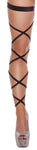 Pair of Leg Strap with Attached Thigh Garter