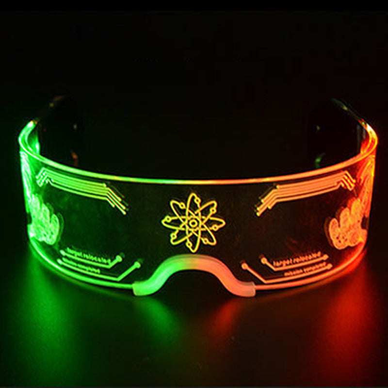 Computer Led Light Up glasses - Electric Wave 