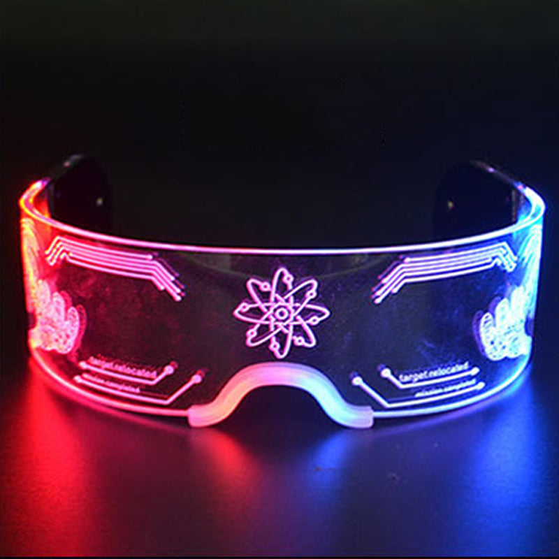 Computer Led Light Up glasses - Electric Wave 