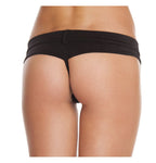 SH3226 - Black - 1pc Extreme Booty Shorts with Button Front Detail - Shorts - Roma Costume New Arrivals,New Products,Shorts - 2