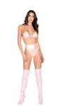 6001 - Iridescent Bikini Top with Multi Straps