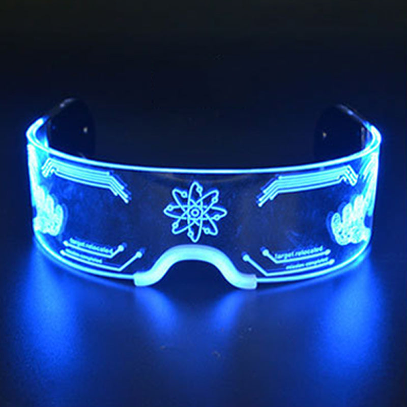 Computer Led Light Up glasses - Electric Wave 