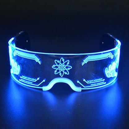 Computer Led Light Up glasses - Electric Wave 