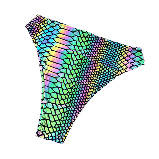 Slither High-Cut, High-Waisted Bottoms