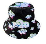 Anime bucket hat that's also a reversible bucket hat