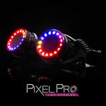 Pixel Pro LED goggles with Red and blue light display
