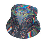 Dark Rainbow Reversible Bucket Hat