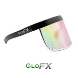 Side Profile of Rainbow Diffraction glasses Visor